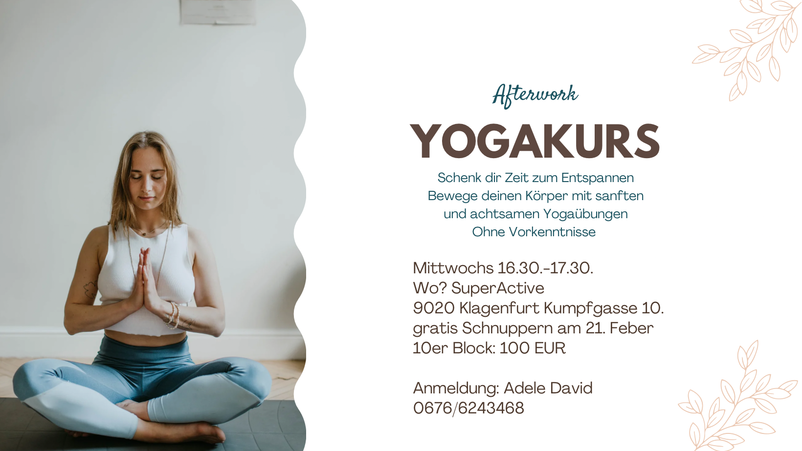 Yogakurs in Klagenfurt